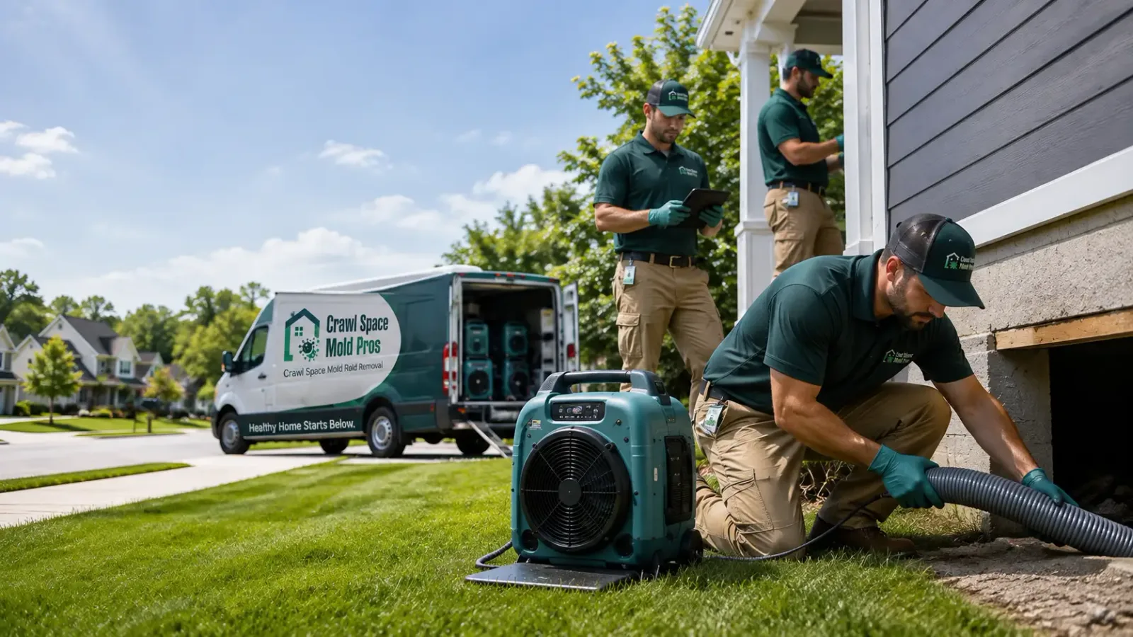 Crawl Space Mold Removal in Mansfield, WA